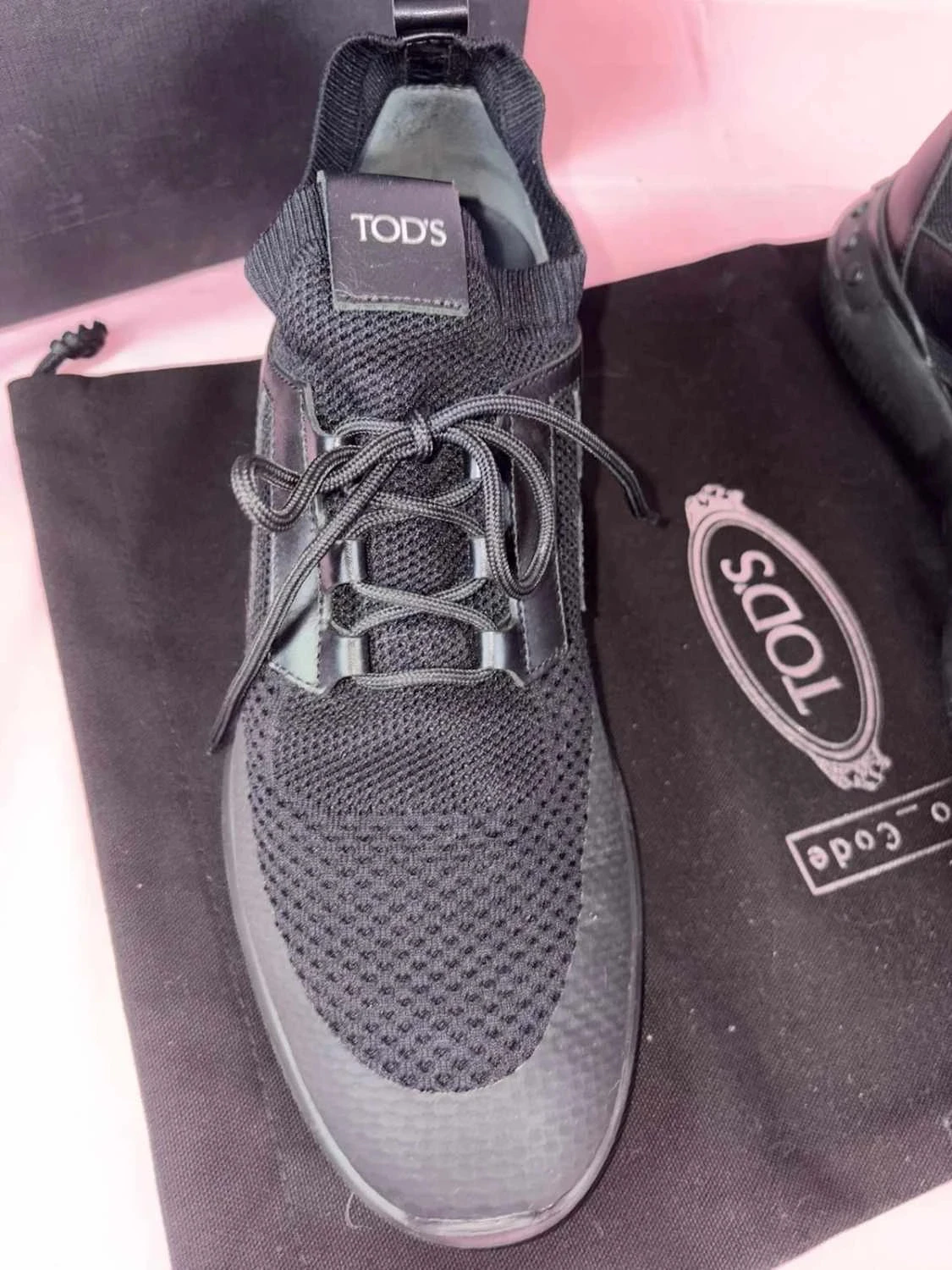 Men's Tod's no_code sneakers size 42 with box like new – photo 3
